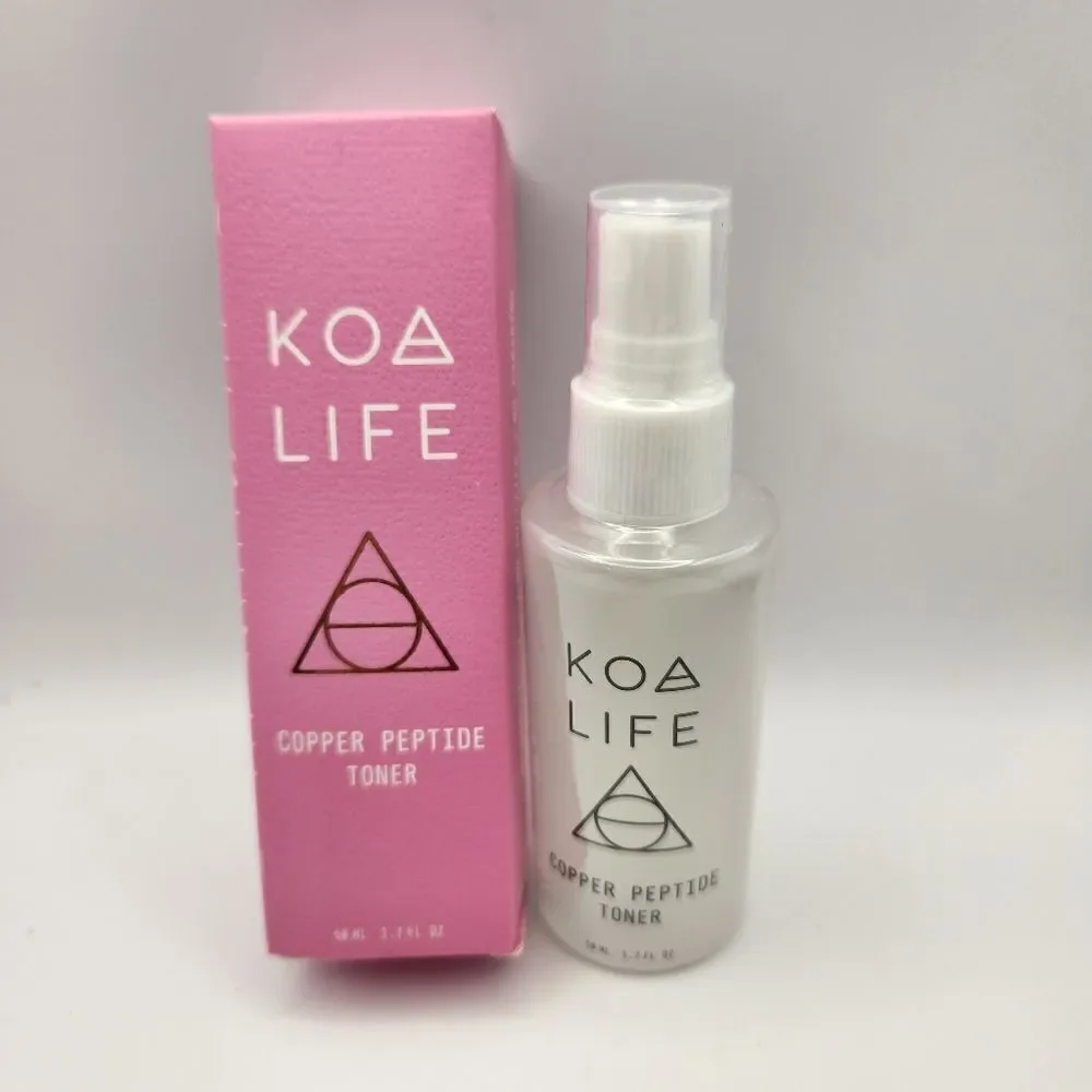 KOA Life Copper Peptide Toner Ultra Hydrating Blemish Control 1.7 fl.oz